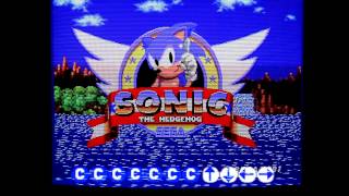 Sonic the Hedgehog 1 (REV00) Japanese Mega Drive - secret code