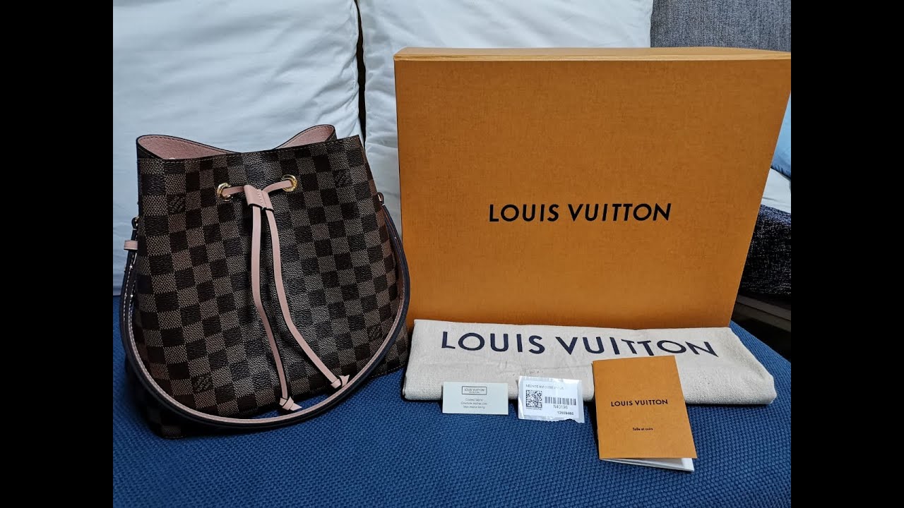 Louis Vuitton Damier Ebene Canvas and Leather NeoNoe Bag Louis