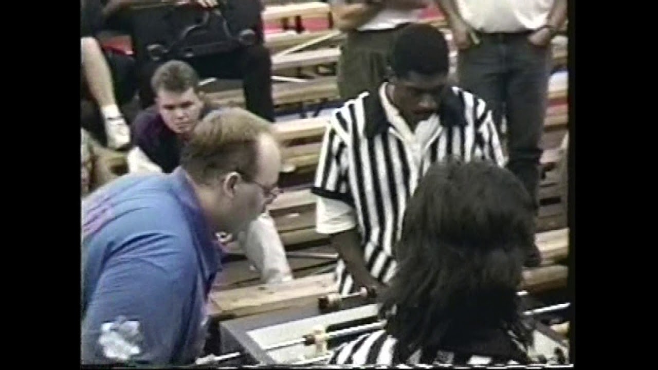 RAW Tom Spear plays in 1994 foosball world championship YouTube