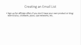 How To Create a High Responsive Email List