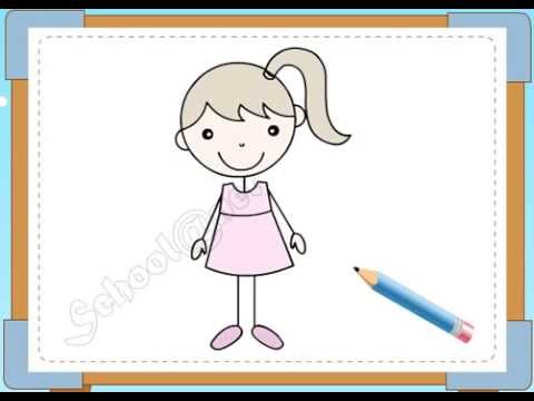 Vẽ học sinh bé trai đơn giản | How to draw boy easy | Cách vẽ tranh bé trai  đơn giản | Vẽ bạn trai - YouTube