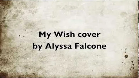 Rascal Flatts- My Wish Female Cover by Alyssa Falc...