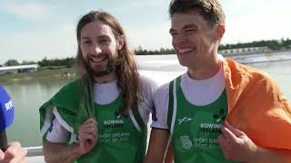 'It's fine' - Paul O'Donovan and Fintan McCarthy react to winning World Rowing Championship gold