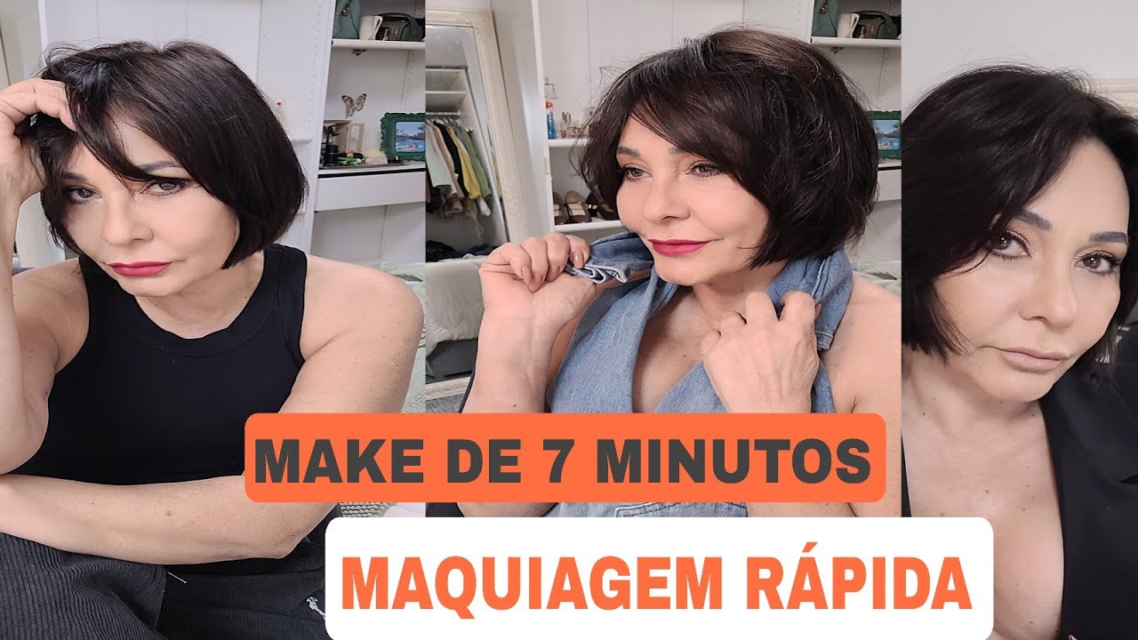 DEU RUIN: NAO CONSEGUI,MAS,DEU PRA FAZER EM 7 MINUTOS...  TRANSFORMEI MAKE DE DIA P MAKE DE NOITE.