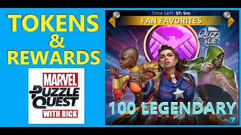 MPQ: Drawing 100 Legendary Tokens for 5* Okoye, Apocalypse, & Kitty Pryde! (Marvel Puzzle Quest)