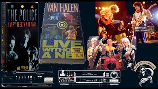 Van Halen Y The Police Informe De Noticias De Televisión En Vhs, Análogos De La Anarquía