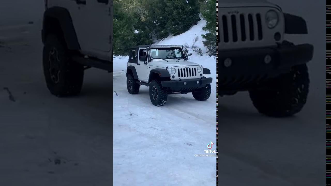 4x4 Fails driving on the snow 👇