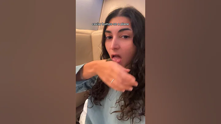 Caviar on Singapore Air 1st class (pt.4)  #caviar #singaporeairlines #firstclass