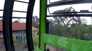 Singapore, taking the Sentosa Express and Cable car to Sentosa Skywalk | SJCAM SJ5000X FE WG