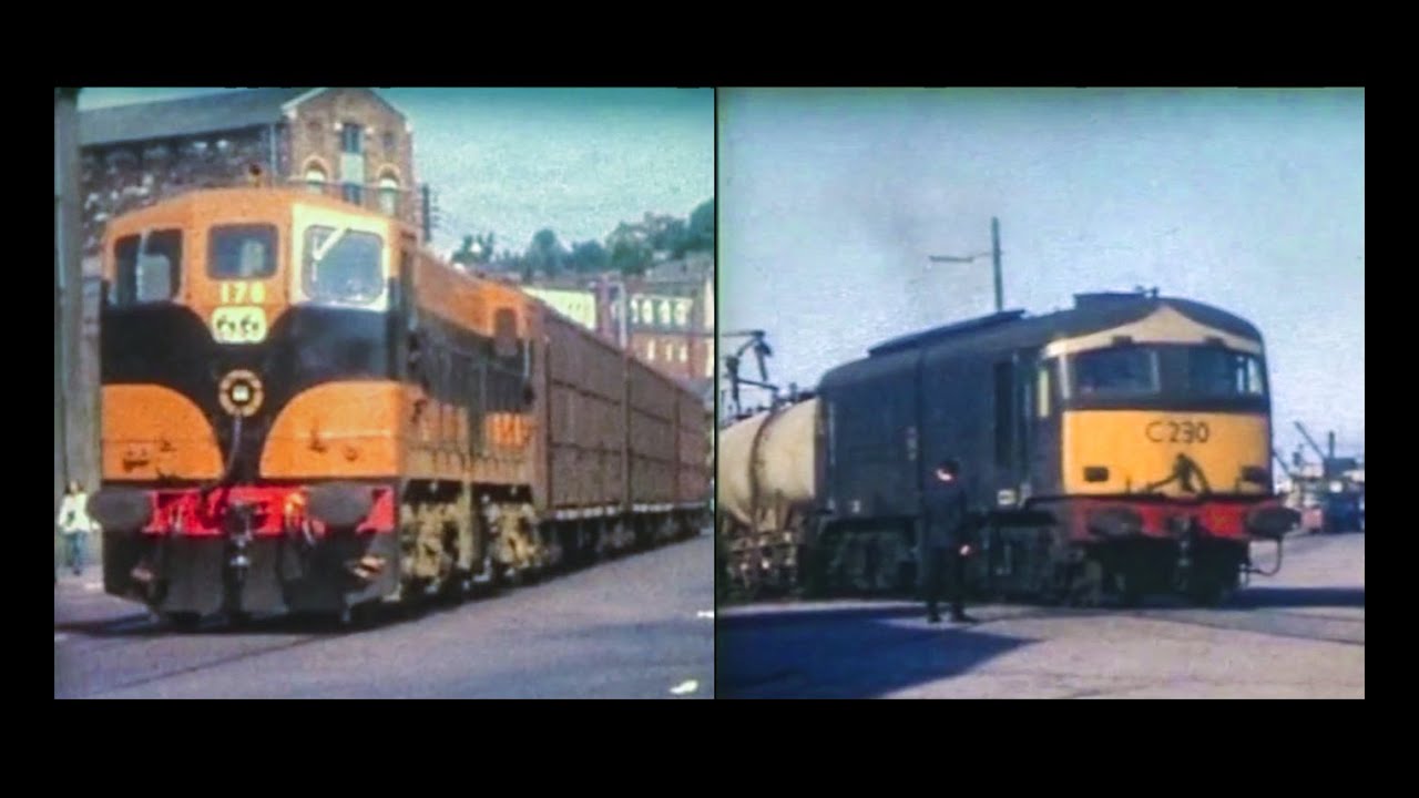 Irish Railway Film - Cork City Trains (1970s)
