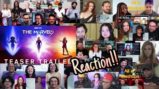 Marvel Studios’ The Marvels Reaction Mashup | Teaser Trailer