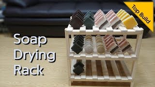 My husband built a soap curing rack 😍 : r/soapmaking