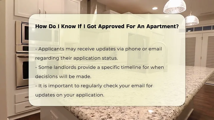 How Do I Know If I Got Approved For An Apartment? - CountyOffice.org