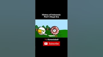 Full video is on my channel👆 History of Indonesia Part 1: Royal Era #shorts #countryballs #history