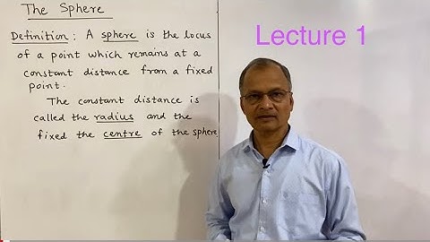 Equations of a Sphere. Lecture 1. #sphere #solid geometry