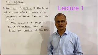 Equations of a Sphere. Lecture 1. #sphere #solid geometry Net Worth