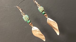 More Copper Sheet Earrings!  Eps 362