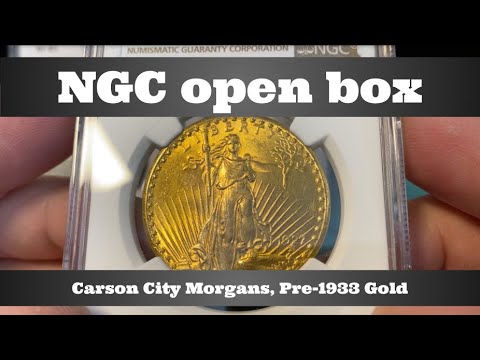 NGC Open Box Coin Grade Results - Carson City Morgan Dollars, Pre-1933 Gold, Saint-Gaudens $20