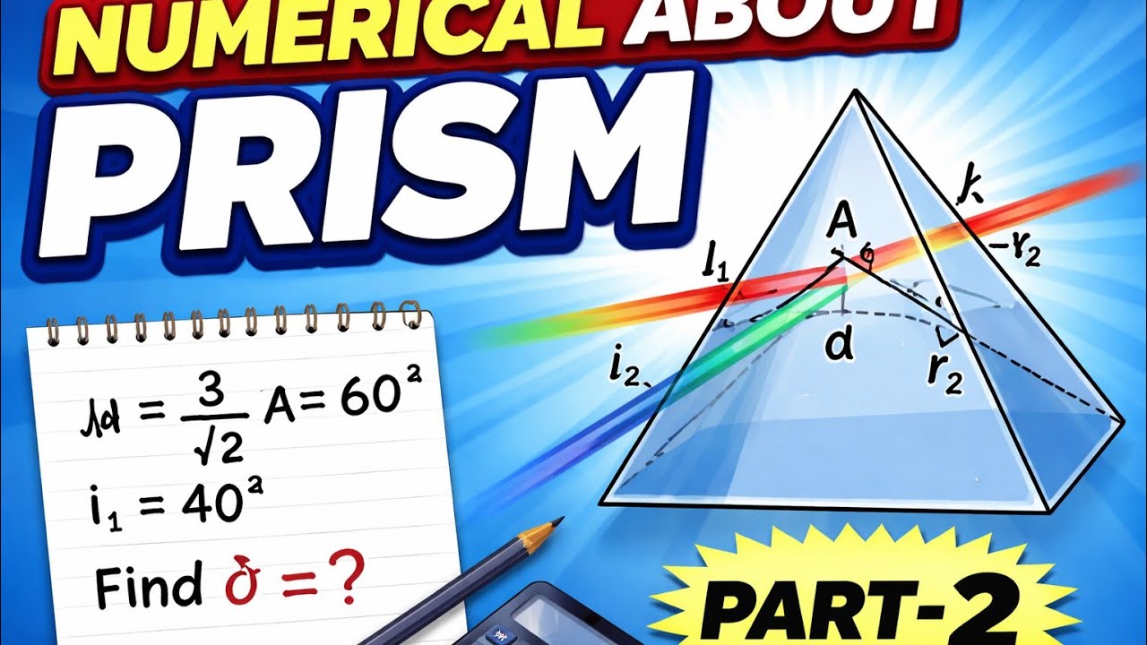 Prism Numerical Problems (Solved) | Part-2 | Board Exam Special