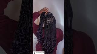 Knotless Box Braids #shorts