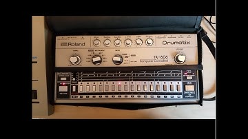 Roland Drumatix TR-606 and SBX-10 Sync Box