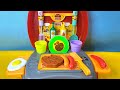 6 MINUTES SATISFYING WITH UNBOXING BBQ GRILL MINI KITCHEN SET TOYS | TOYS ASMR no music