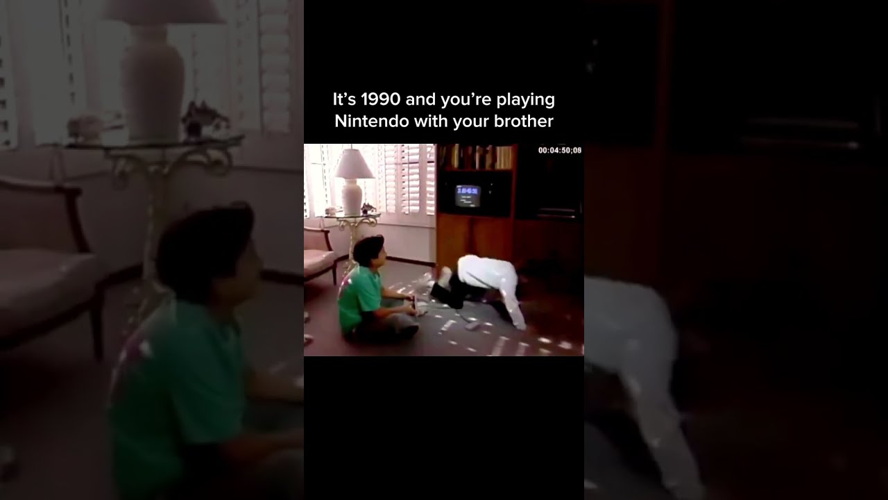Playing Nintendo With Your Brother In 1989 Nostalgia Retrogaming Shorts