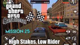 GTA San Andreas | Mission #25 | High Stakes, Low Rider | iOS, Android (Walkthrough) [HD] screenshot 3