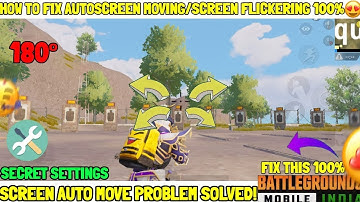 WHY SCREEN AUTO MOVING IN SKY BGMI | BEST SOLUTION OF SCREEN FLICKERING | WITH #WINDBLASTER-PART-10
