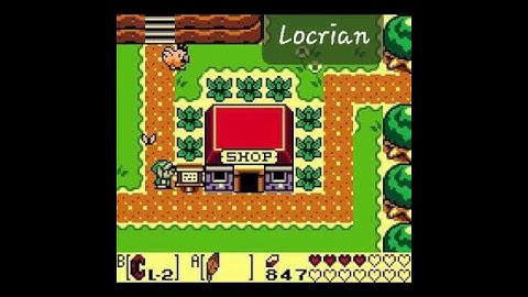 Thumbnail of Zelda Link's awakening - Mabe village (Locrian)
