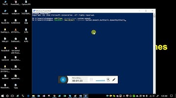 PowerShell - Text To Speech