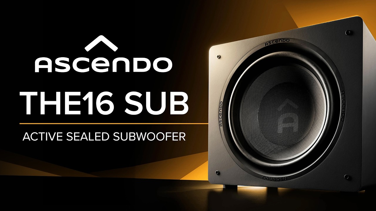 Ascendo Audio The16 SUB Active Sealed Subwoofer - Each