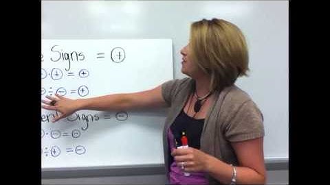 2-4 Multiplying & Dividing Integers