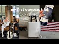 PREP FOR MY FIRST OVERSEAS TRIP ✈️ travel with me to USA 🇺🇸🌎 | Ellie Kate