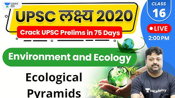 UPSC Lakshya 2020 | Environment and Ecology by Akhilesh Sir | Ecological Pyramids