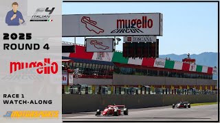 🔴 Italian F4 | 2025 | Round 4 | Mugello | Race 1 Watch-Along