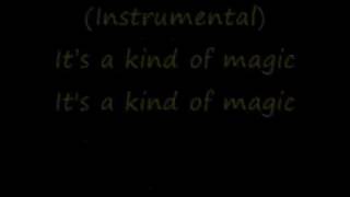 Queen - It's A Kind Of Magic - Lyrics screenshot 4