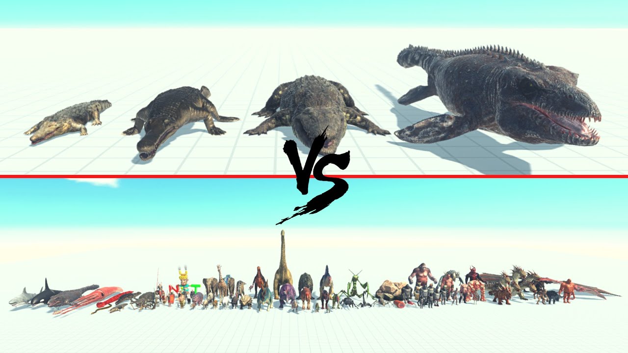 Croco Team Vs All Units ARBS | Animal Revolt Battle Simulator