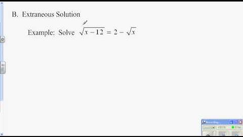AA2T Lesson 5.8 Radical Equations & Inequalities Part A