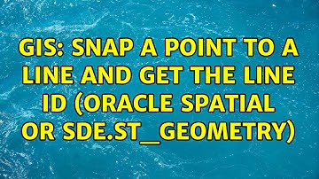 GIS: Snap a point to a line and get the line ID (Oracle Spatial or SDE.ST_GEOMETRY) (2 Solutions!!)