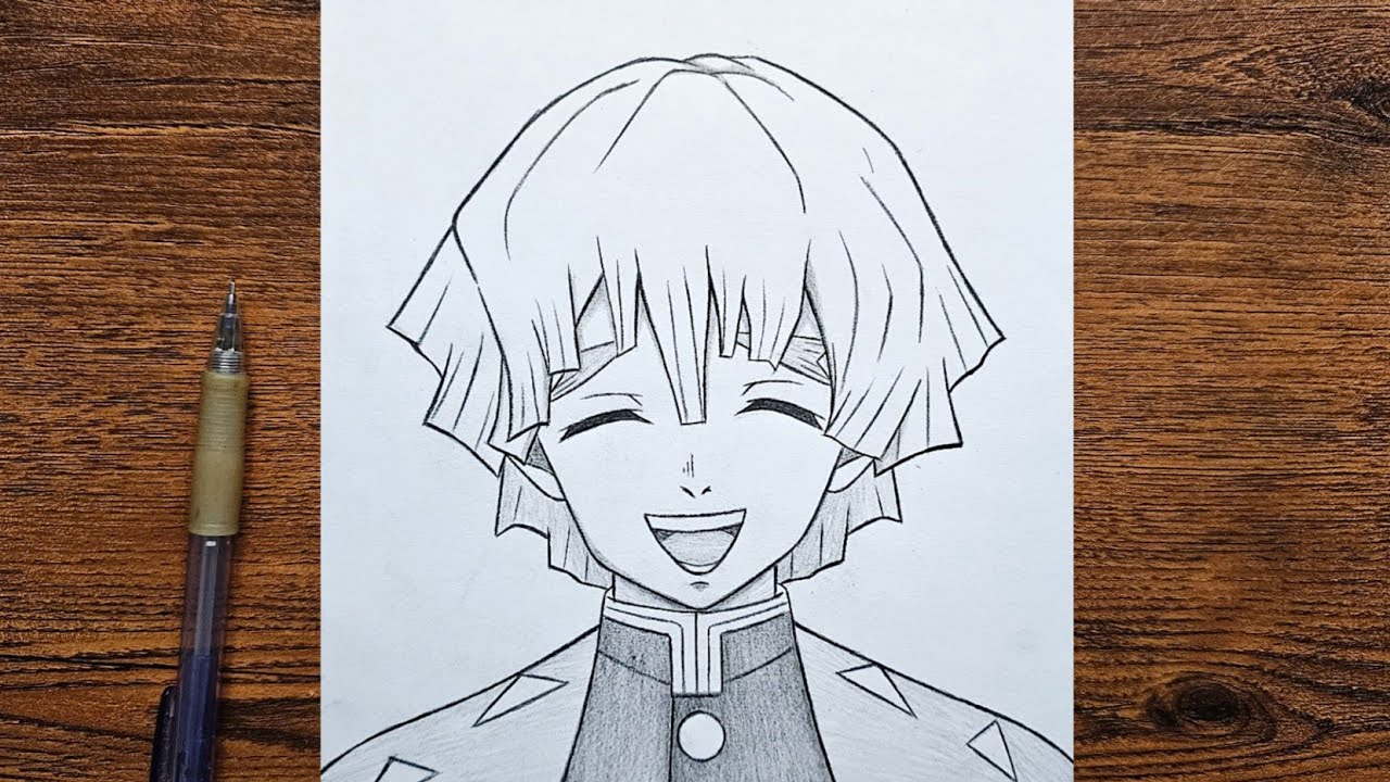 How to draw Zenitsu | Zenitsu Agatsuma step by step | easy tutorial
