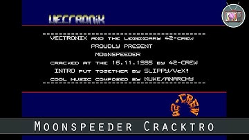 Moonspeeder Cracktro by 42-Crew & Vectronix, 2014 | Atari ST Cracktro