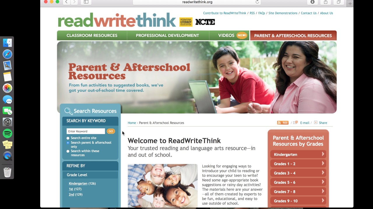 ReadWriteThink org YouTube