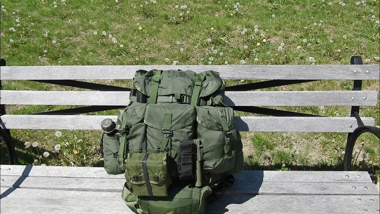 Medium ALICE Pack w/Machete and Survival Knife YouTube