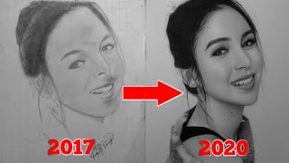 Redraw 2017 Drawing Julia Barretto Charcoal Drawing
