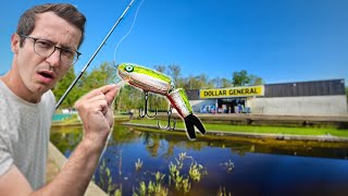 I Made a Fishing Lure Only Using Stuff from Dollar General...