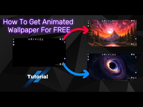 How To Get Live Wallpaper On Pc For FREE!!!! - Animated Wallpapers (2024)