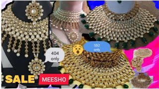 MEESHO BRIDAL JEWELLERY HAUL VIDEO UNDER 700//trending jewellery// latest jewellery review 2021