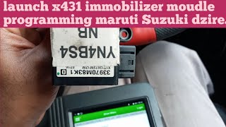 launch x431 immobilizer moudle programming maruti Suzuki dzire.
