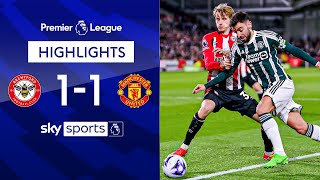 LATE drama at the Gtech! 😰 | Brentford 1-1 Manchester United | Premier League Highlights image